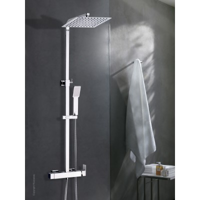 Colonne de douche avec robinetterie HAWERA CUADRADO Ref 8414194260409