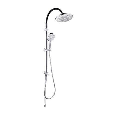 Colonne de douche MÉMOIRE DE FORME noir & chrome Ref 3047404002220