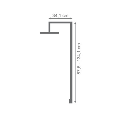 DODDY colonne de douche thermostatique laiton brossé Ref 3047404001995