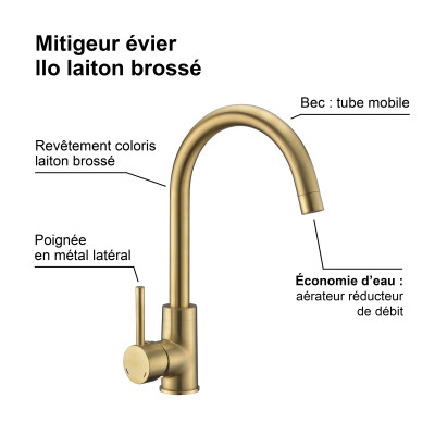Mitigeur Evier ILO Ref 3047404060930