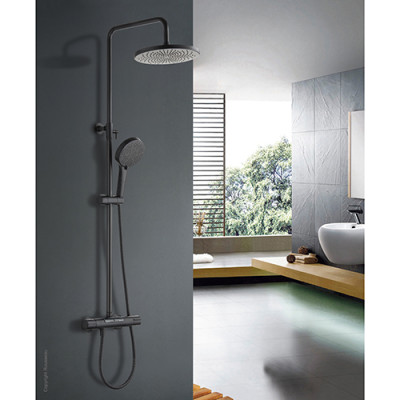 Colonne de douche thermostatique EKOGEST XL Noire Ref 3047404002206
