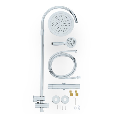 Colonne de douche avec robinetterie SUHALI 2. Ref 3047404000813