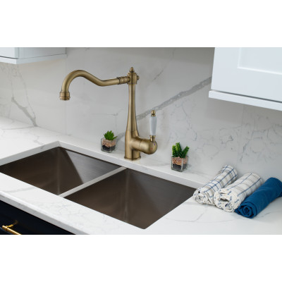 RETRO mitigeur évier vieux bronze Ref 3047404063467