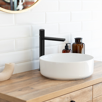 ORCUS lavabo haut noir Ref 3047404063221
