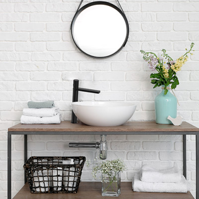 ORCUS lavabo haut noir Ref 3047404063221