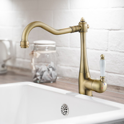 RETRO mitigeur évier vieux bronze Ref 3047404063467