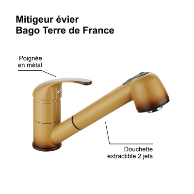 Mitigeur Evier BAGO Ref 3047404051655
