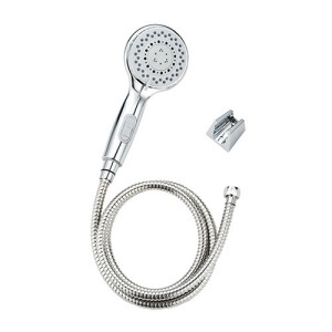 Ensemble flexible et douchette STOP'O 3 jets