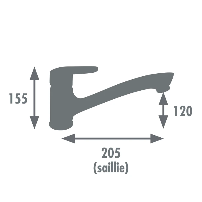 Mitigeur évier DIÉLÉ