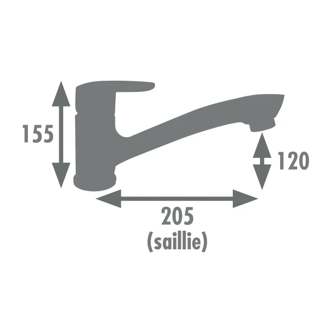 Mitigeur évier DIÉLÉ