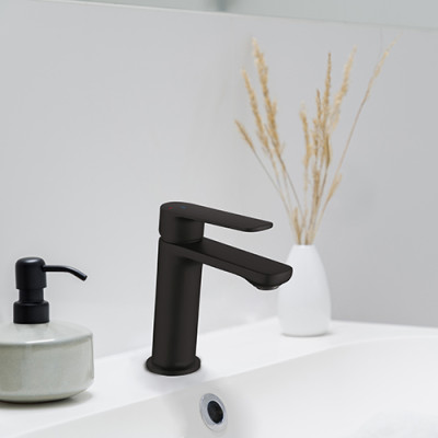 OPHIR mitigeur lavabo noir Ref 3047404063337