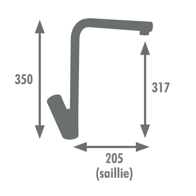 Mitigeur évier PATTY