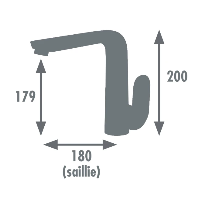 Mitigeur évier DAVAO