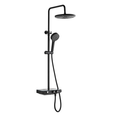 Colonne de douche thermostatique EKOGEST Noire