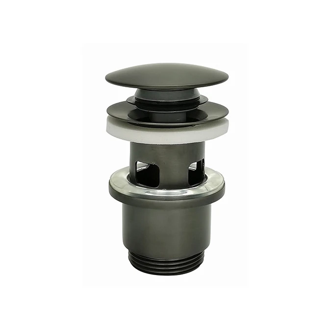 Bonde de lavabo clic-clac - avec trop plein - Certifié NF