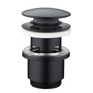 Bonde de lavabo clic-clac - avec trop plein - Certifié NF