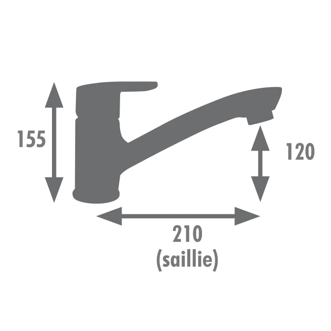 Mitigeur évier DIÉLÉ