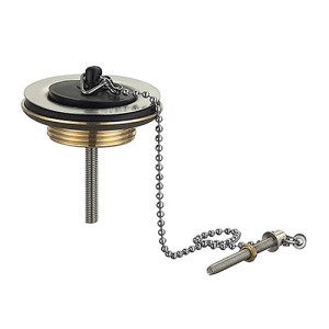 Bonde lavabo bouchon et chaine