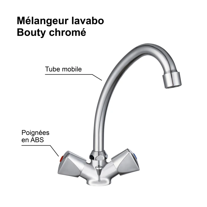 Mélangeur lavabo BOUTY