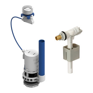 Ensemble mécasnisme à cable et robinet flotteur