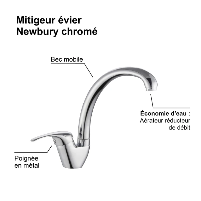 Mitigeur évier NEWBURY