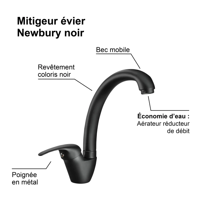 Mitigeur évier NEWBURY