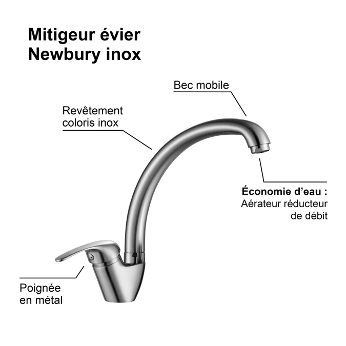 Mitigeur évier NEWBURY