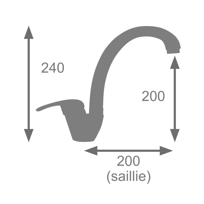 Mitigeur évier NEWBURY