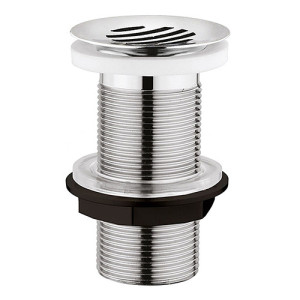 Bonde de lavabo avec grille à écoulement libre - Spécial plan de travail épais