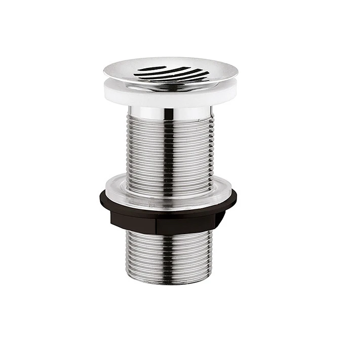 Bonde de lavabo avec grille à écoulement libre - Spécial plan de travail épais