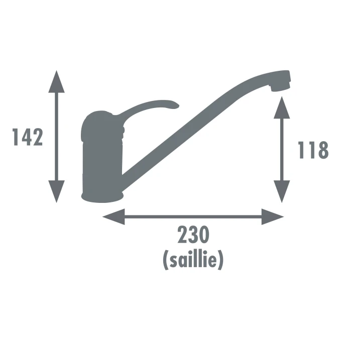 Mitigeur évier OUESSANT