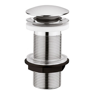 Bonde de lavabo clic-clac - Spécial plan de travail épais sans trop plein