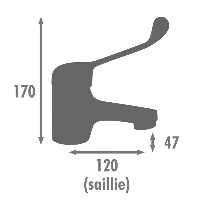 Mitigeur lavabo ALTEA PMR