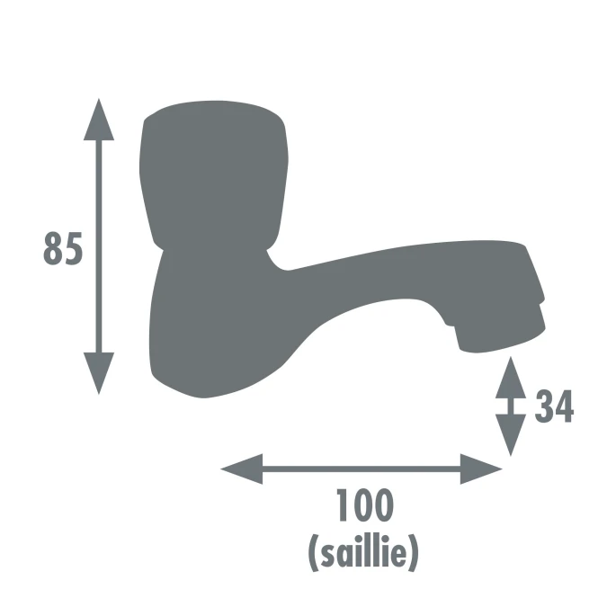 Mitigeur lave-mains STANDARD BAS