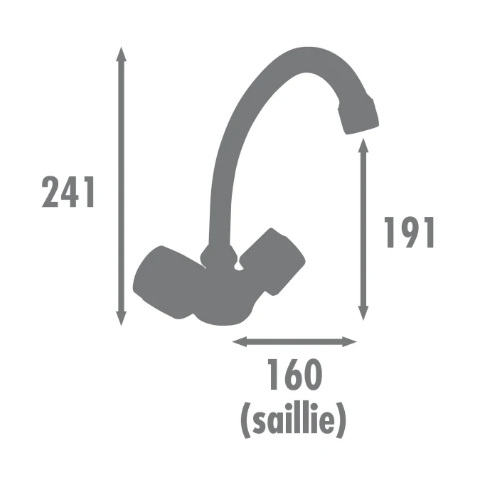 Mélangeur lavabo IBIZA 3 - Certifié NF - Fabrication Française