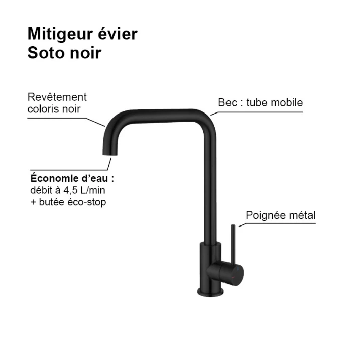 Mitigeur évier SOTO