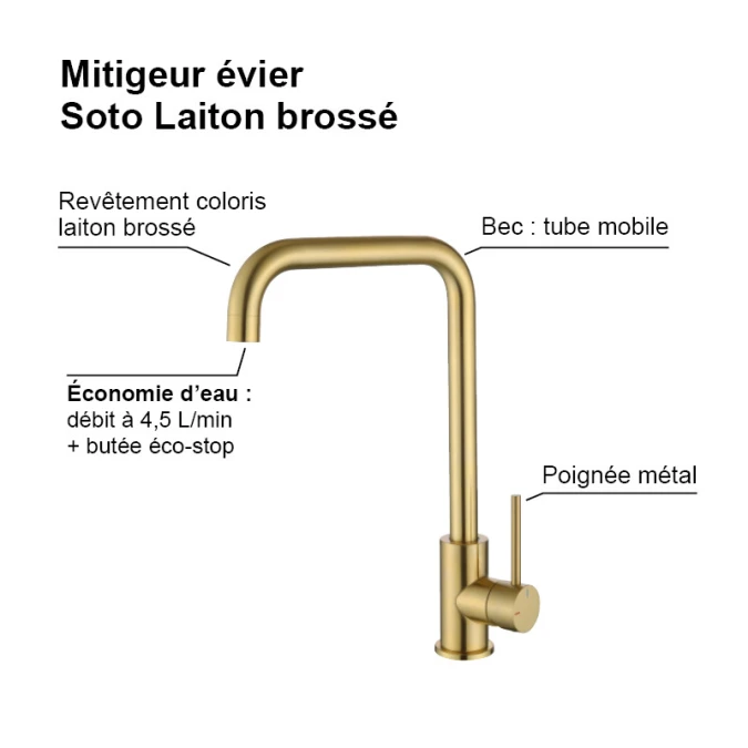 Mitigeur évier SOTO