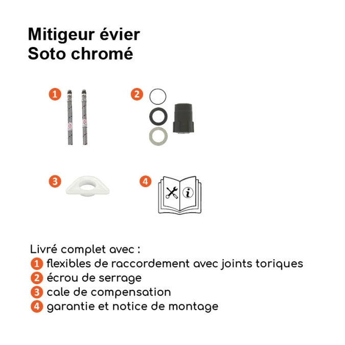 Mitigeur évier SOTO