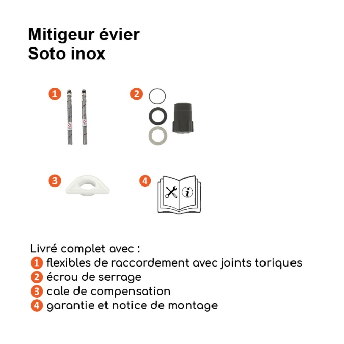 Mitigeur évier SOTO