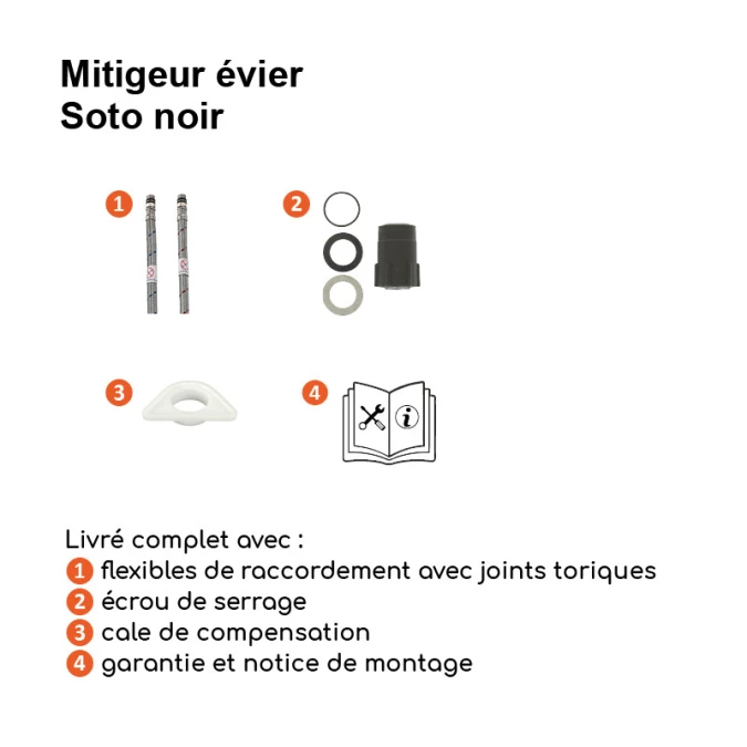 Mitigeur évier SOTO
