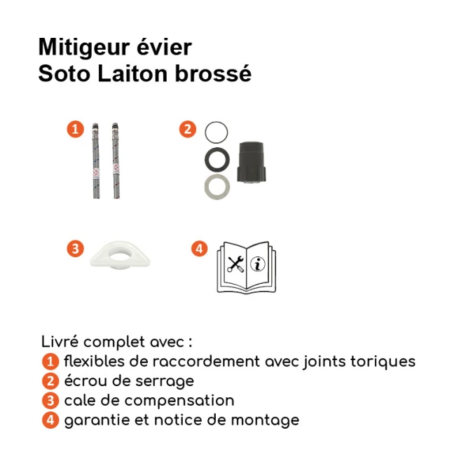 Mitigeur évier SOTO