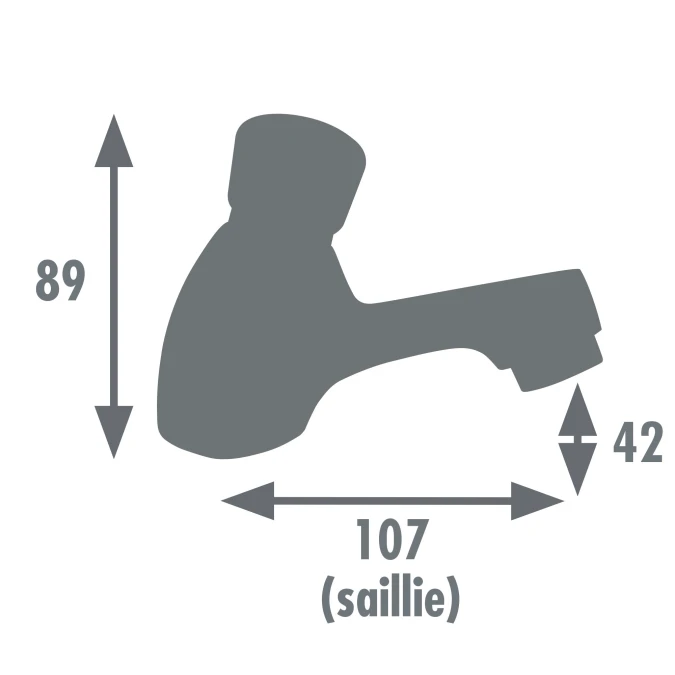 Mitigeur lave-mains TEMPORISÉ