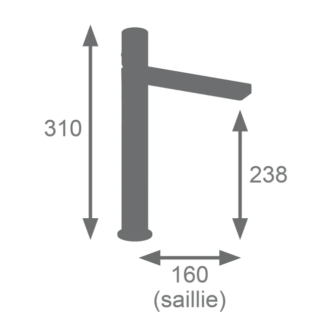 Mitigeur lavabo ORCUS HAUT