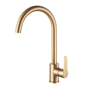 Mitigeur évier rond GRIBS RAPIDFIX - Fixation par le dessus