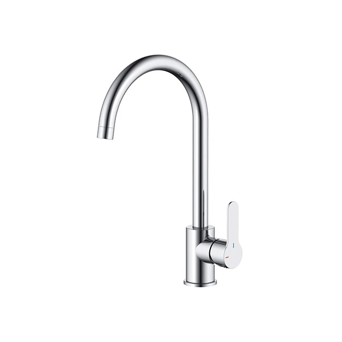 Mitigeur évier rond GRIBS RAPIDFIX - Fixation par le dessus