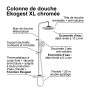Colonne de douche thermostatique EKOGEST XL