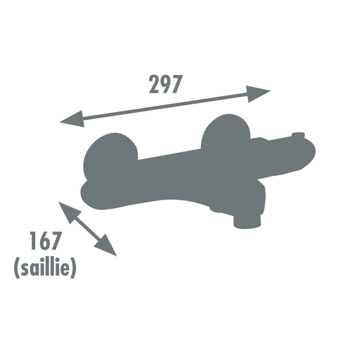 Thermostatique bain douche ONYX