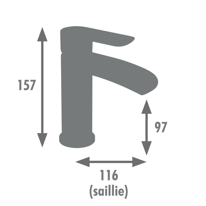 Mitigeur lavabo KEYEO