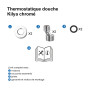 Mitigeur thermostatique douche KILYA