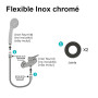 Flexible inox 1,75m